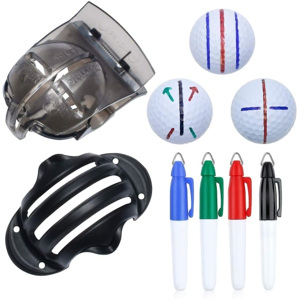 6-pack golfboll Linjering Markering Golfboll Lin