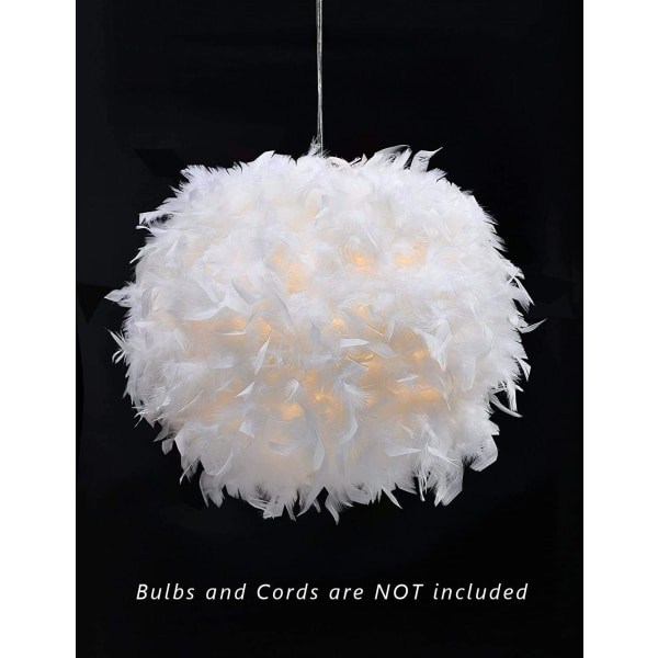 REMAKE Let lysstof, blød lampeskærm Lampeskærm Lysstof til bordlampe og gulvlampe, soveværelse 30 cm diameter, hvid