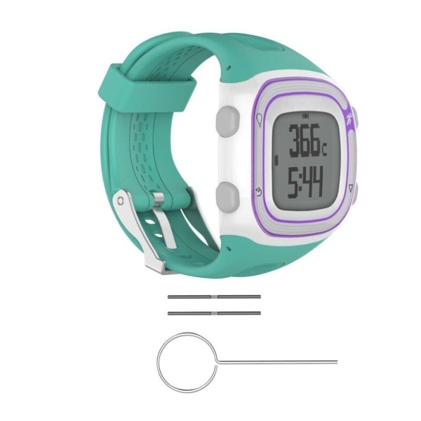 Garmin Forerunner 15 och 10 klockarmband träningsklocka silikon mjuk flexibel miljövänlig giftfri - Grön Grön