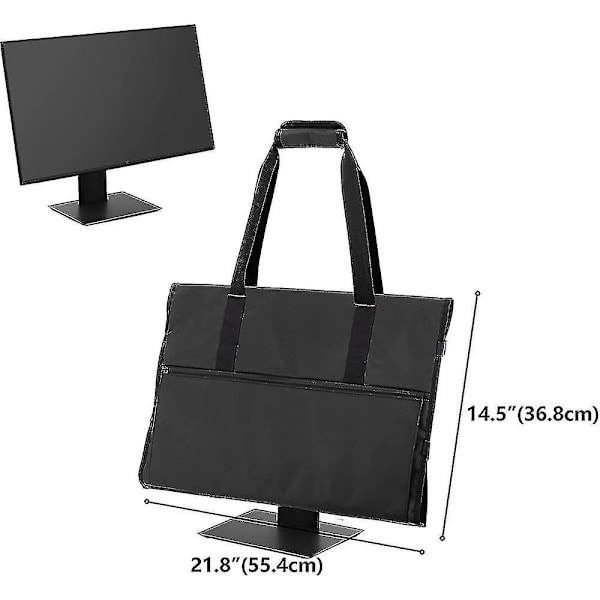 Etui for 24 tommers LCD-skjermer og skjermer, beskyttende reiseetui for 24 tommers skjerm