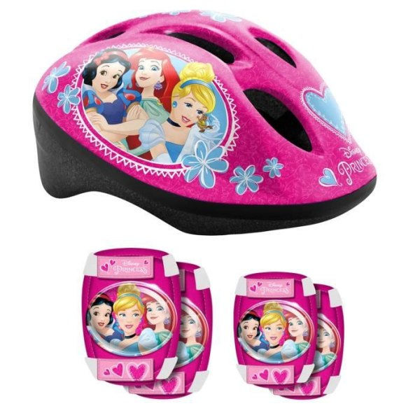 DISNEY PRINSESSOR Hjälm + armbågsskydd / knäskydd