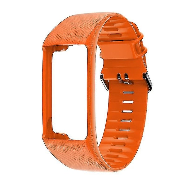 2023 Ny Udskiftningsarmbånd Blødt Silikon Armbånd Smart Sportsur Rem til Polar A360 A370 Orange