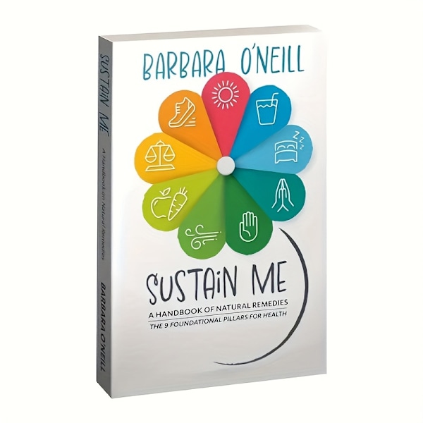 \"Sustain Me Barbara O'Neill En handbok om naturliga botemedel De 9 grundläggande hörnstenarna för hälsa Pocketbok på engelska\"