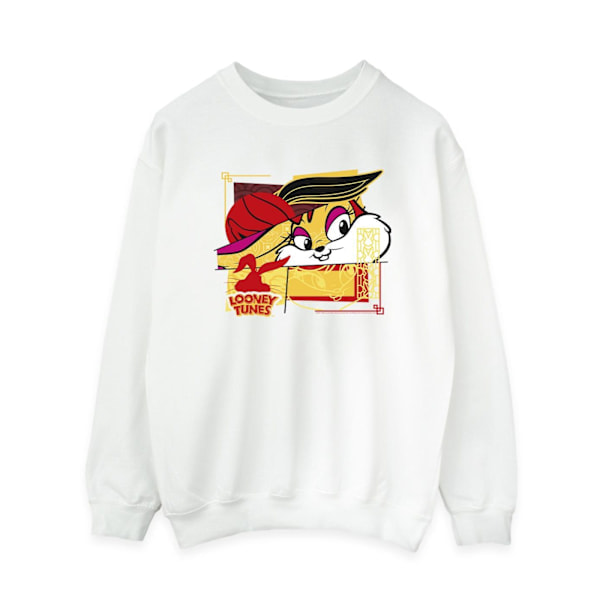 Looney Tunes Ladies/Women's Lola Rabbit New Year Sweatshirt S White White S