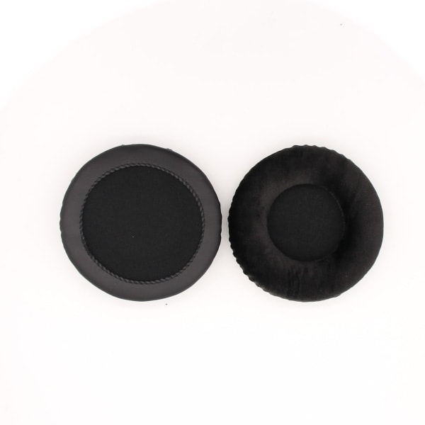 Par universal runda flanell hörlursöverdrag öronkuddar 8 cm
