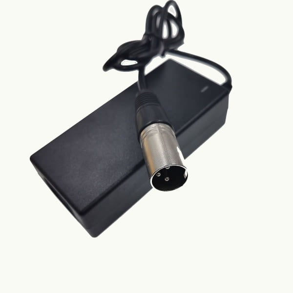 REMAKE 36V 1,5A 3-polig XLR-laddare för blybatterier, elcykel, elsparkcykel, rullstol, USA