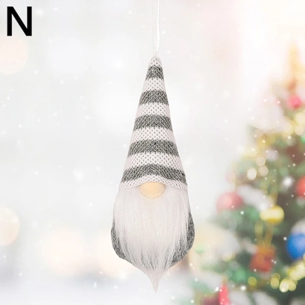 Plush Tomtedockor Smycken Jul Semester Drop Ornament Kreativa Julklappsträd Dekoration 2025 Gott Nytt År Heminredning N