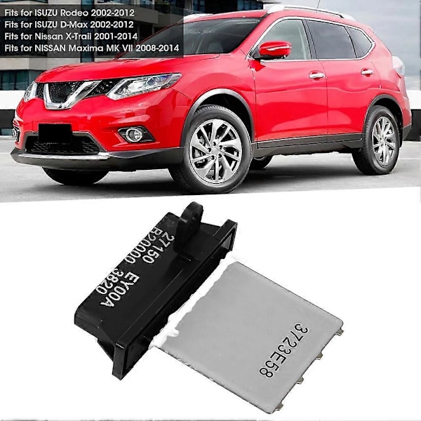 Blåsarmotorfläktvärmare Resistor 27150-EY00A Passar för Nissan Maxima