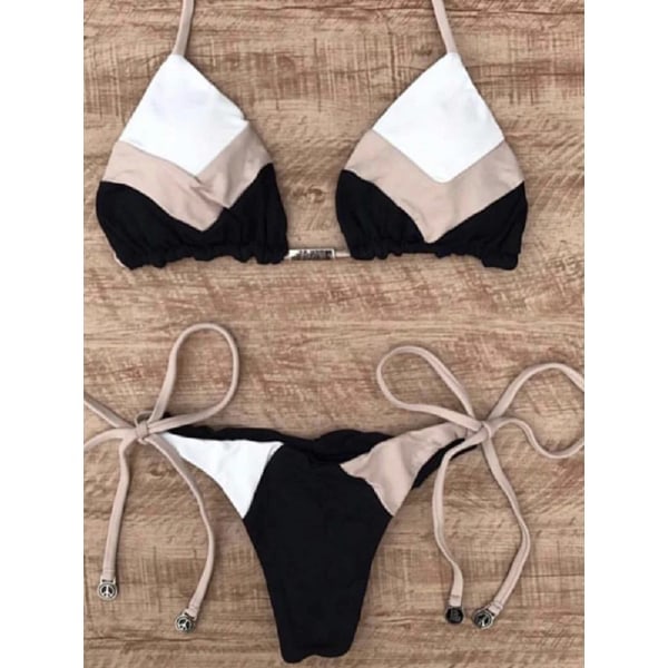REMAKE 2023 Seksikäs Bikinin Multicolor Uimapuku Naisille Uimapuvut Push Up Ribbed Bikinin Set Brasilialainen Uimapuvut Rantapuvut Uimapuvut Bikinit lv zong bai M