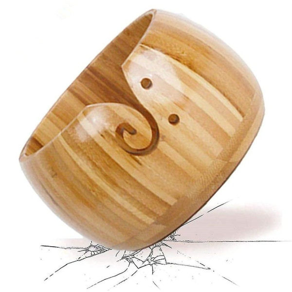 REMAKE Trådbowl i trä, stil 3