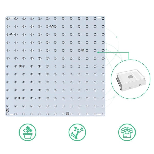 REMAKE Kasvien valaistus täyspektrisen valon kanssa sisätilojen kasveille - Quantum Board -kasvivalaisin matalalla energiankulutuksella vihanneksille (EU) Starlight