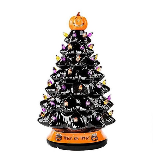 Halloween Dekoration Halloween Träd Halloween Glödande Dekoration Ornament Halloween Träd Present Halloween Party Dekor