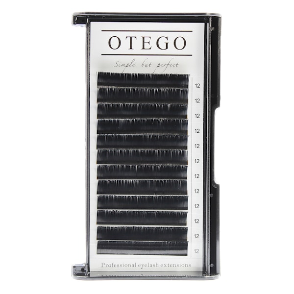 Flatlashes - C 0.15, 7-16mm Svart