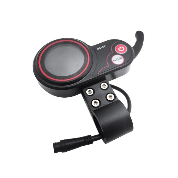 -s4 48v-60v Tumgrepp med LCD-display för Zero 8 9 10 8x 10x Elsparkcykel 6-stifts Display A Svart