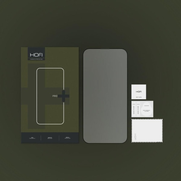 REMAKE HOFI iPhone 14 Pro Max Näytönsuojakalvo Pro+ Karkaistu Lasi Musta