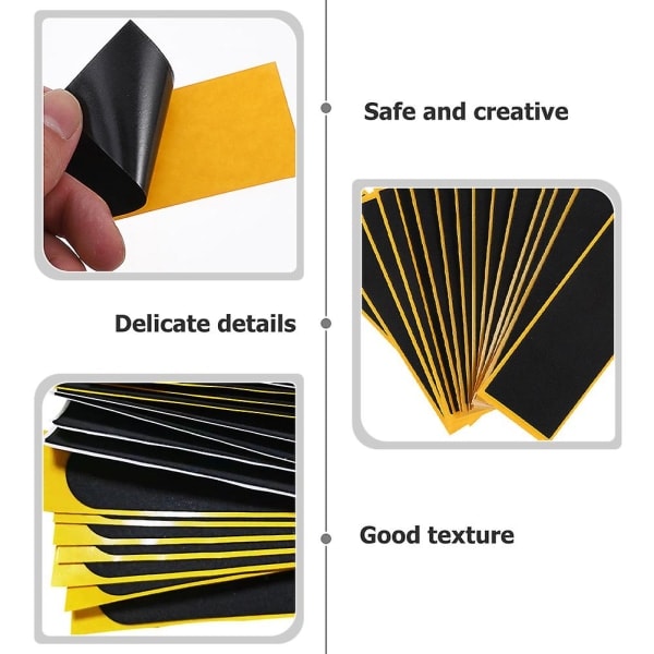 24 stk. fingerboard grebtape skumgrebtape anti-slip fingertape finger skateboard tilbehør
