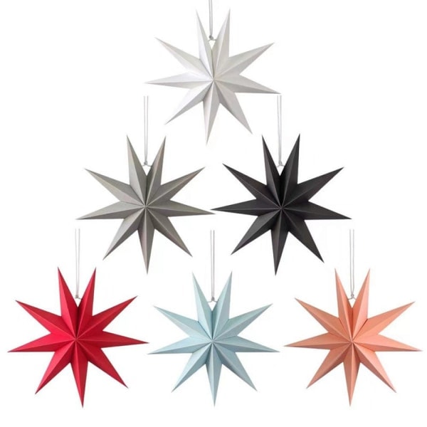 /#/Christmas tree decoration folding stars paper star/#/