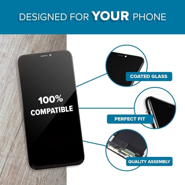 iPhone X erstatningsskjerm