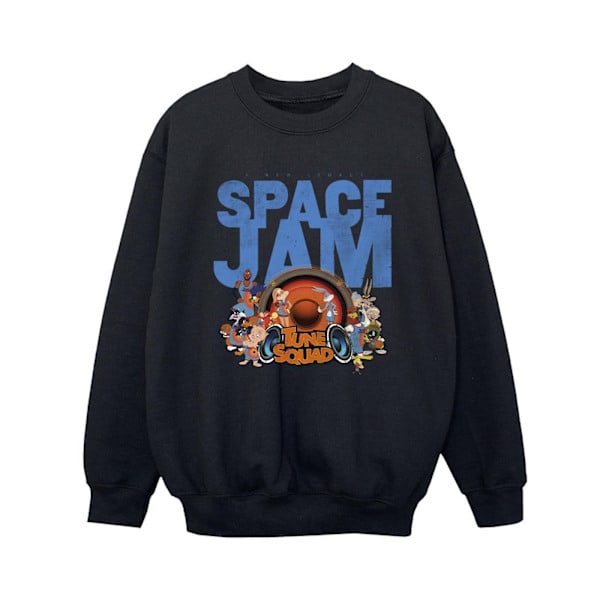 Space Jam: En ny arv Pojkar Tune Squad Sweatshirt 3-4 år Blå Svart 3-4 år
