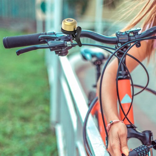 Ringeklokke med Airtag-holder til cykel