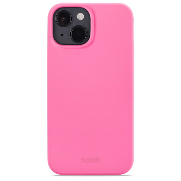 held iPhone 14 / 13 Skal Silikon Ljusrosa