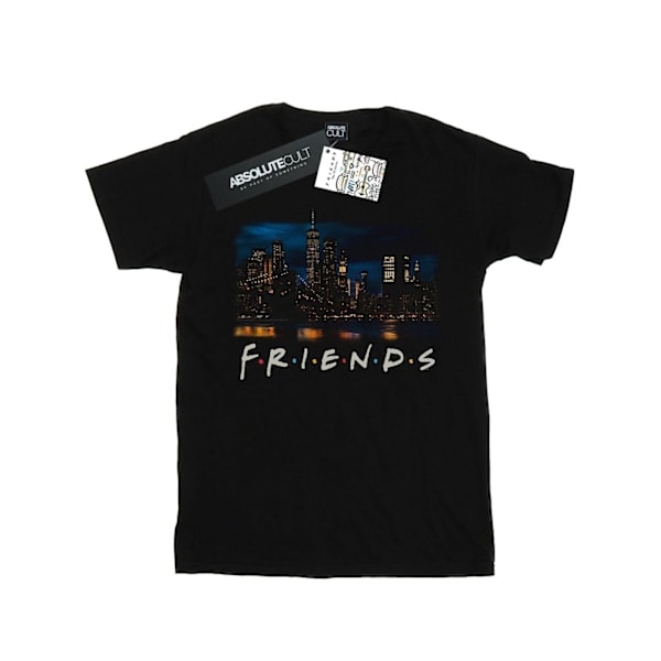 Friends Boys New York Skyline Foto T-shirt 9-11 år Sort Sort 9-11 År