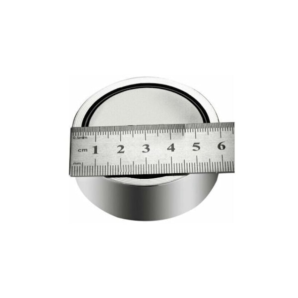 Dubbelsidig Neodymium Fiskemagnet Diameter 60mm Kombinerad 300kg Extremt Stark Dragkraft för Magnetfiske och Räddning i THISNDE Flod