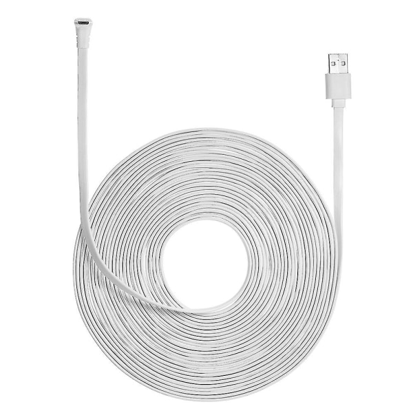 9m/29.5ft Charging Cable for Arlo Pro, Arlo Pro 2, Arlo Go, Arlo Light Weatherproof Indoor/Outdoor Flat Cable Aluminum Alloy Micro Usb Cable