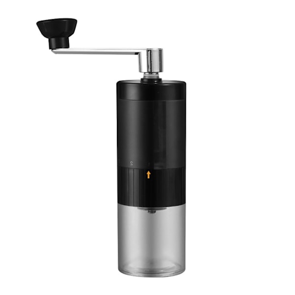 90ML Manuell Kvern for Kaffe med Håndtak, Klar Synlig, Bærbar Håndkvern for Kaffe, Reisekvern for Kaffe Bønner, Perfekt Gave for Kaffeelskere