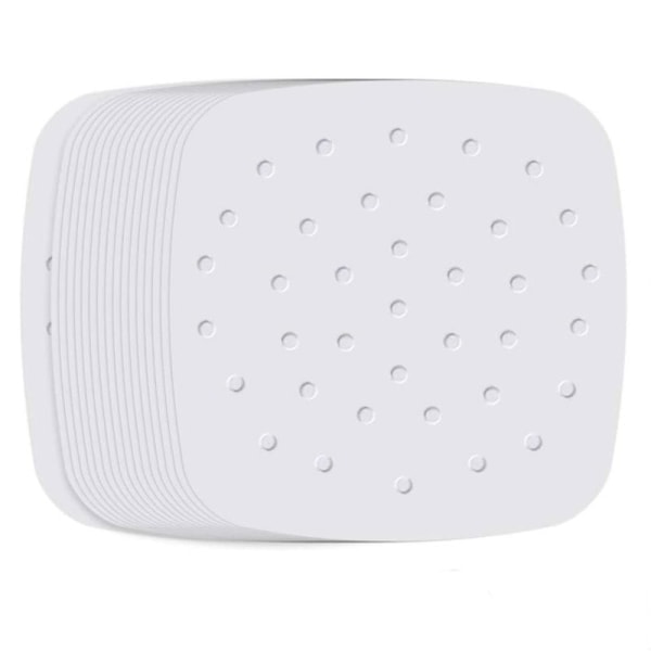 Engångs Luftfritöspapper, non-stick 200-pack Vit 20,5 cm