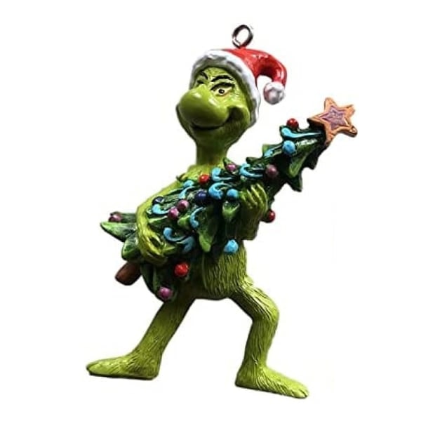 Grinch Julepynt, 2022 Nytårs Grinch Pynt Juletræ Hængende Pynt Grinch Vedhæng Grinch Stjal Julen Til
