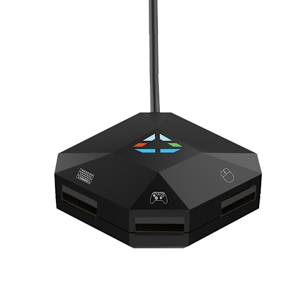 Omvandlare för mus och tangentbord, USB-anslutning Svart