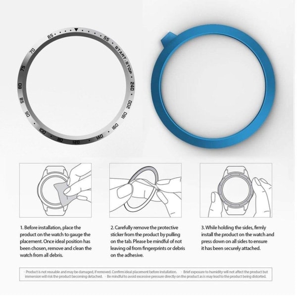 Garmin Forerunner 645 / 645 Music med Numeriske Mønstre, Rustfritt Stål Ring - Sølv / Svart Sølvgrå
