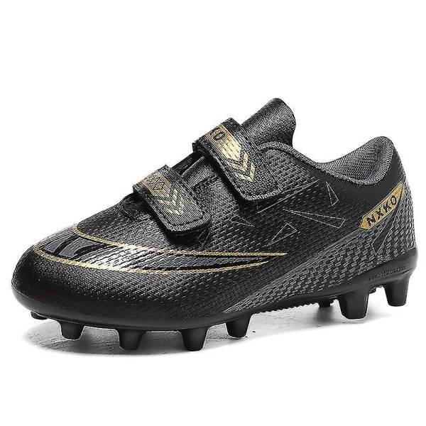Fotballsko for barn, gutter og jenter, ankelsokker, kunstgress, treningssko, sportsko, Yj6210A svart 32