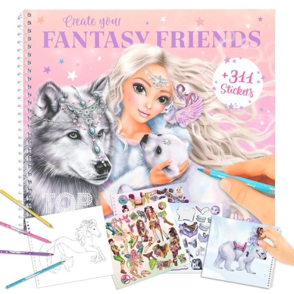 Top Model Craft-kirja Fantasy Friends June 311 tarralla
