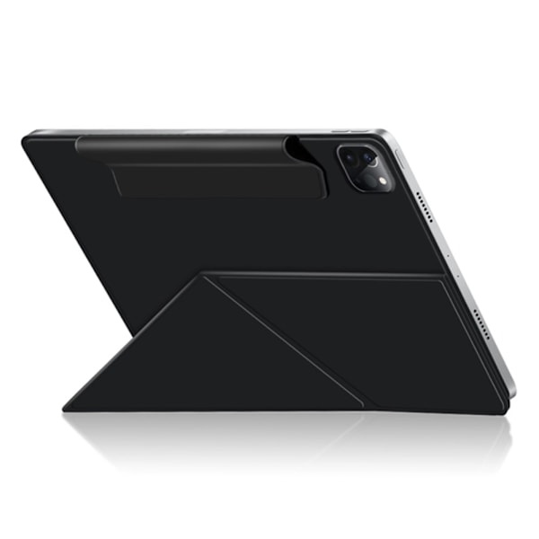 SKALO iPad Pro 13 (2024) Magnetisk Foldbar Etui med Magnetisk Bagside Sort