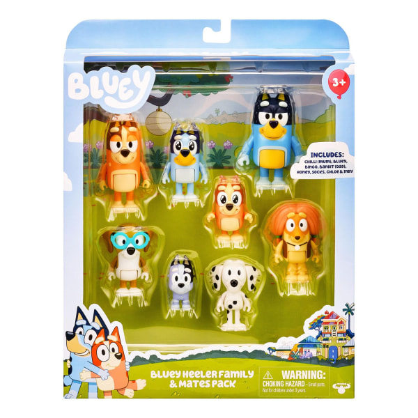 REMAKE BLUEY 8 FIGURER MULTIPACK
