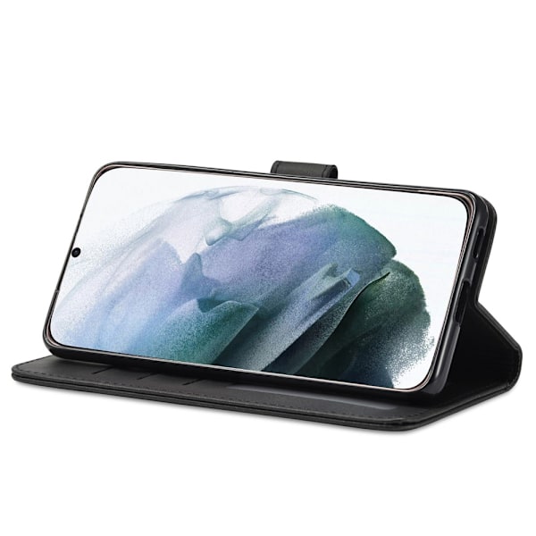 LC.IMEEKE Plånboksfodral Samsung Galaxy S21 FE Svart