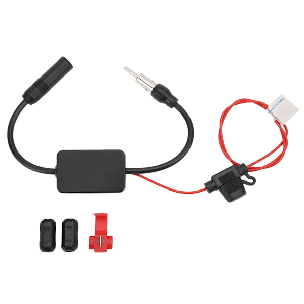 Bil FM AM Radioantennförstärkare Signalförstärkare 88?108MHz 12V Anti-Interferens Universal