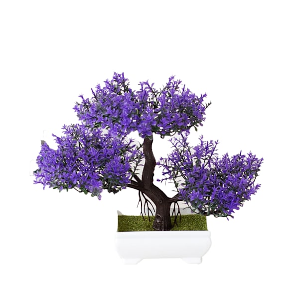 Bonsai kunstig plante kunstig bonsai, tre bonsai livaktig-2 stk