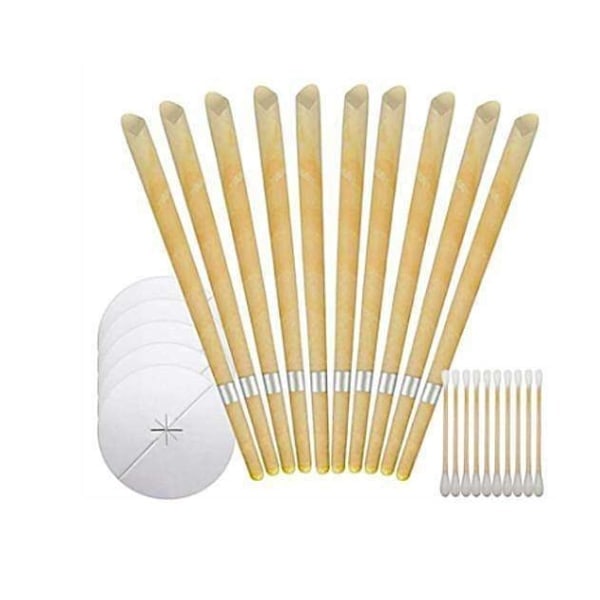 10-pack Ear candles - Made from beeswax - Aromatherapy Multicolor