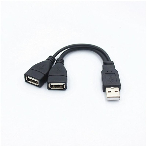 Ryra 1 stk. USB 3.0 A 1 han til 2 dobbelt USB hun data hub strømadapter Y-splitter