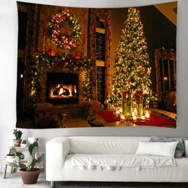 /#/150cm*100cm, Julepynt Baggrundsstof Tapet/#/