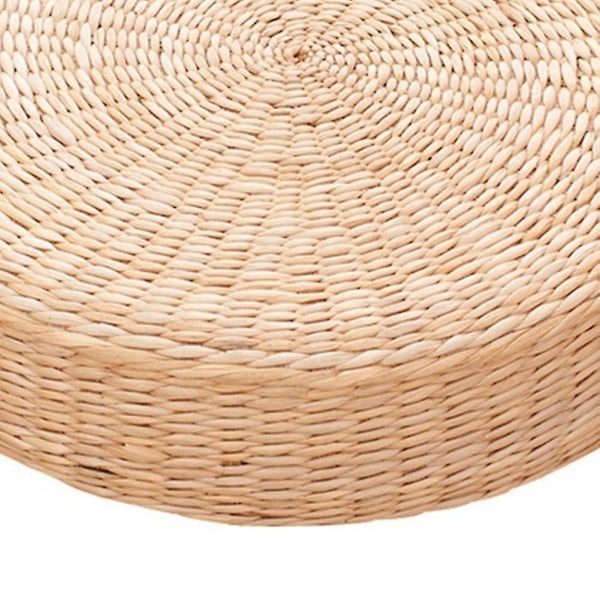 45 cm:n pyöreä joogamatto, täytetyt lattiatyynyt, olki, meditaatio, paksu, pehmeä joogaevaruste