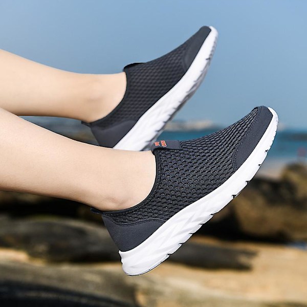 Vulkaniserede sko Herre Sneakers Åndbare Herre Casual Skridsikre Loafers til mænd 2G2036 Blå