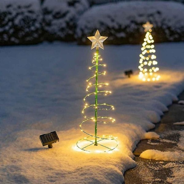 Christmas Solar Led Light Outdoor New Year Garden Decoration Festoon Waterproof String Lights Holiday Sunlight Fairy Garland Warm