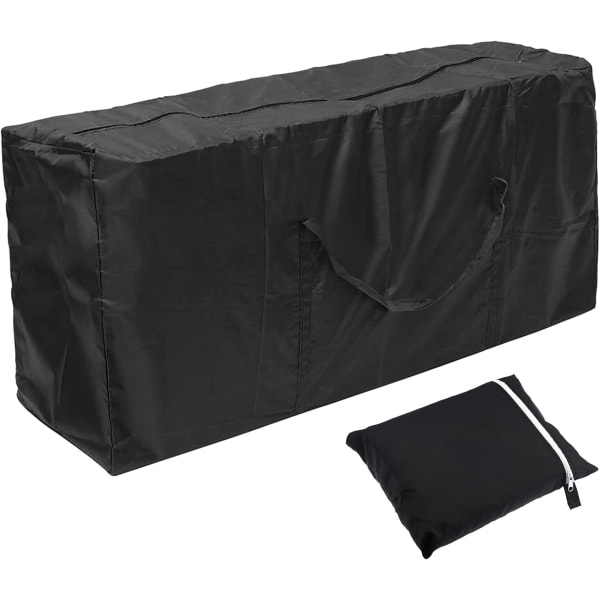 Oppbevaringspose Hagematte, Hagematte Ermepose Vanntett Oxford Mattebeskytter Hagemøbler Matte Svart (122x39x55cm) 122x39x55cm