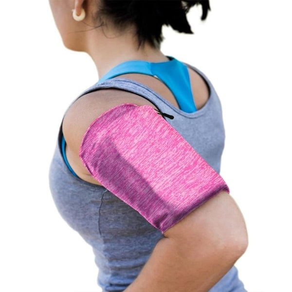 Armband med elastiskt tyg? fitness löpare M rosa