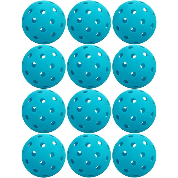Pickleballbollar, 40-håls sportbollar för utomhus, USA Pickleball-godkända, 4-pack och 12-pack
