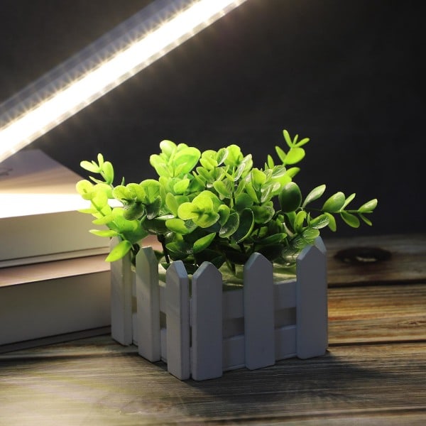 2 st T5 växtlampor - gula för inomhusväxter | Lätt att installera och energisnåla LED-växtlampor för alla tillväxtstadier (AU, Vit)